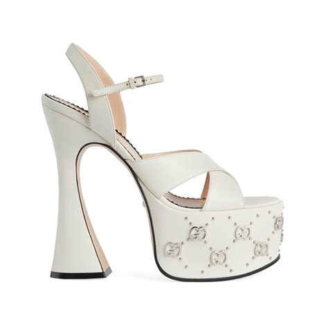 gucci interlocking g studs sandals|gucci women's sandals.